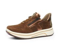 Sneaker ARA "Ara Sneaker Leder", Damen, Gr. 41, braun (mocca), Leder, casual, Schuhe (93686166-41) mocca