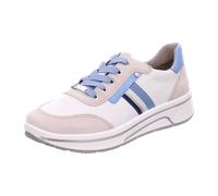 ara Damen Sapporo Sneaker, Pebble,Nebbia,COOL-Blue, 38.5 EU Weit