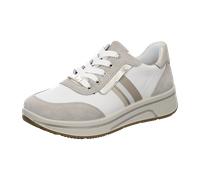 ara Damen Sapporo Sneaker, Shell,Cream,Platin, 38 EU Weit