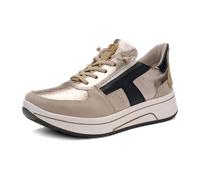 ara Sapporo Sneaker shell schwarz für Damen, gold, Größe 44 EU / 9,5 UK