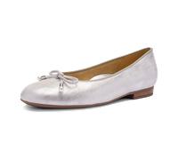 ara Sardinia Ballerina grau für Damen, silber, Größe 38 EU / 5 UK