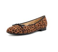 ara Sardinia Ballerina leo braun für Damen, animal, Größe 43 EU / 9 UK