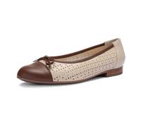 ara Sardinia Ballerina mocca beach für Damen, braun, Größe 39 EU / 6 UK