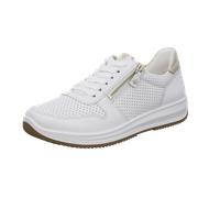 ara Damen Osaka Sneaker, Weiss,Platin, 42 EU Weit