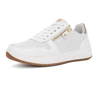 ara Damen Osaka Sneaker, Weiss,Platin, 37 EU Weit