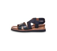 Ara Shoes Leder-Keilsandaletten in Dunkelblau - 51% | Größe 36 | Damen Sandalen