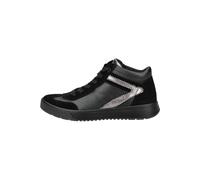 Sneaker ARA "Ara Sneaker Leder", Damen, Gr. 38,5, schwarz (schwarz kombi), Leder, Schuhe Sneaker (64289533-38,5) schwarz kombi