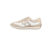 Sneaker ARA "Ara Sneaker Leder", Damen, Gr. 41, weiß, grau, Leder, Schuhe Sneaker (68709236-41) weiß, grau