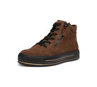 Sneaker ARA "Ara Sneaker Veloursleder", Damen, Gr. 38, braun (dunkelbraun), Veloursleder, Schuhe Sneaker (64053357-38) dunkelbraun