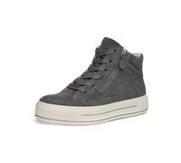 Sneaker ARA "Ara Sneaker Veloursleder", Damen, Gr. 43, grau (graphit), Veloursleder, Schuhe Sneaker (47176330-43) graphit