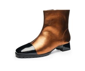 ara Stiefelette Graz mocca für Damen, gold, Größe 37 ½ EU / 4,5 UK