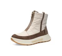ara Stiefelette Lederimitat/Textil Weiß/Braun Warmfutter - 42