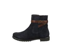 ara Stiefelette Veloursleder/Textil Blau/Braun