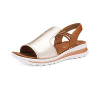 ara -Tampa Sandale sand cognac für Damen, gold, Größe 41 EU