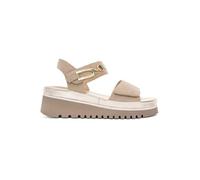 ara Damen Tibet-S Sandale, Sand,Platin, 43 EU