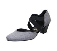 ara Toulouse Pumps D´Orsay grau Glitzer 12-33439 für Damen, grau, Größe 42 EU / 8 UK