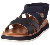Ara Shoes Leder-Keilsandaletten in Dunkelblau - 53% | Größe 38 | Damen Sandalen