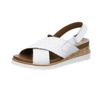 ARA Damen Valencia Keilsandale, Weiß, 39 EU