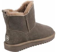 Winterboots ARA "ALASKA" Gr. 38, grau (taupe) Damen Schuhe Reißverschlussstiefeletten aus echtem Lammfell, G-Weite (41181809-38)