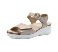 ara Zürich Sandale shell für Damen, beige, Größe 40 EU