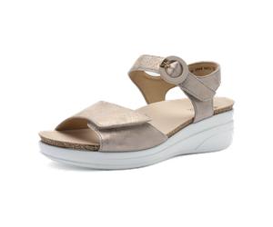 ara Zürich Sandale shell für Damen, beige, Größe 40 EU