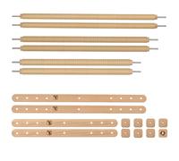 Arabeska Kreuzstich-Rollrahmen-Set mit Kunststoffklammern aus Buchenhartholz, verschiedene Gr en (S/L/SE) (Sonderedition)