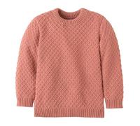 disana - Kid's Aran-Pullover - Wollpullover, Gr. 110-116, rot (Softpink)