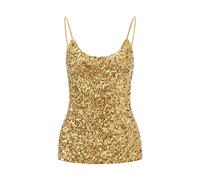Arbeit Sport Casual Loose Fit Weste für Frauen Damen Pailletten Tops Ärmellos Glitzer Camisole Weste Verstellbare Träger Täglich Neckholder Tank Tops Bluse T-Shirts für Nachtclub Performance