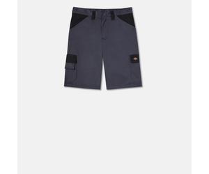 Arbeitshose DICKIES "Dickies Workwear Shorts EVERYDAY SHORTS", Mädchen, Gr. 28, Normalgrößen, grau (grau, schwarz), Obermaterial: 65% Polyester, 35% Baumwolle, Hosen Arbeitshose (38360953-28) grau, sc