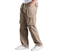 Arbeitshose Jeans, Fashion Worker Bundeswehr Hose Herren, Military Slim Fit Baggy Männer Wander Jogging Taktik Army Armee Outdoor Stretch Kleidung Cargohose Herren, L