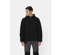 Arbeitsjacke DICKIES "Dickies Workwear Jacken SHERPA LINED HOODED DUCK JACKET", Herren, Gr. XXL, schwarz (rinsed schwarz), Obermaterial: 100% Baumwolle, Jacken (21613035-XXL) rinsed schwarz