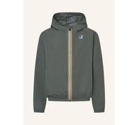 Arbeitsjacke K-WAY "K-Way Funktionsjacke P. LE VRAI 4.0 CLAUDE", Kinder, Gr. 140, grün schwarzish, Obermaterial: 100% Nylon, Jacken Arbeitsjacke (99334512-140)