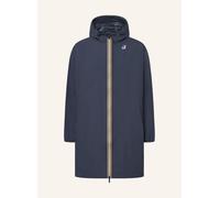 Arbeitsjacke K-WAY "K-Way Regenmantel LE VRAI 4.0 EIFFEL EAST", Damen, Gr. XL, blau depth, Obermaterial: 100% Nylon, Jacken Arbeitsjacke (16924733-XL)