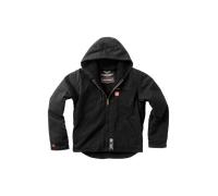 Arbeitsjacke West Coast Choppers Sherpa Lined Canvas SchwarzL Schwarz