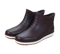 Arbeitsschuhe Herren Wasserdicht Leicht Ankle Boots Stiefeletten Schwarz | Regenschuhe Komfort Trekkingschuhe 43 Knöchelhoch Kurzstiefel Atmungsaktiv Schlupfstiefel Flach Weitschaftstiefel Schick