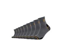 Camano Unisex Arbeitskurzsocken 9er Pack 47/49 dark grey melange