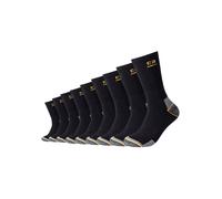 Arbeitssocken CAMANO "work", Gr. 43-46, schwarz, Baumwollmischung, mehrfarbig, meliert, normal, Socken, verstärkte Belastungszonen, atmungsaktiv, gepolstert (11325468-43) schwarz