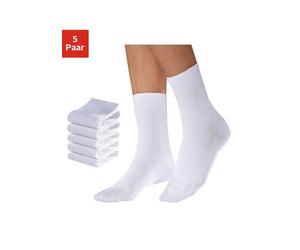 Arbeitssocken GO IN, Damen, Gr. 37-38, weiß, Baumwolle, Polyamid, unifarben, elastisch, Socken, für medizinische Berufe (633582-37) weiß