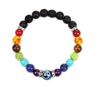 ARBM Chakra Armband Echte Steine,Skorpion-Kristallarmbänder Für Yoga-Perlen, Reiki, Natürliche Edelsteine, Armband Zur Meditation, Angstlinderung, Schmuckgeschenke Für Männer Und Frauen