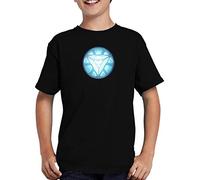 Arc 3 Reactor T-Shirt Kinder Stark Iron Tony 98/104 Schwarz