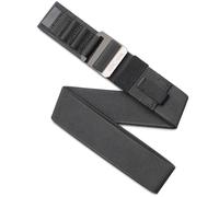Arcade Belts Hardware Alu-Allzweckgürtel - flache Aluminium-Schnalle, robuster Arbeitsgürtel, Stretch-Gurtband, rutschfest, Schwarz, Long | L/XL - Fits up to 52”