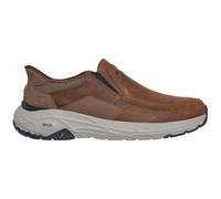 Slipper SKECHERS "Skechers Slipper Leder", Herren, Gr. 45, braun, Leder, Schuhe Slipper (69503703-45) braun