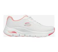 Skechers Sneaker Arch Fit Infinity Cool Damen Weiß Mesh, Pinker Besatz Größe 38