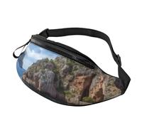 Arch in Mallorca Spanien Bauchtasche für Männer und Frauen, modische Hüfttasche, Reise-Crossbody-Tasche mit verstellbarem Gurt, überall Gürteltasche, wasserdichte Brusttasche, Radfahren, Bauchtasche