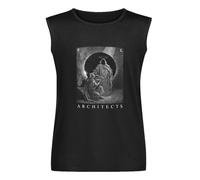 Architects Band Vest Tank T-Shirt Cotton Men Black Sleeveless Tee XL