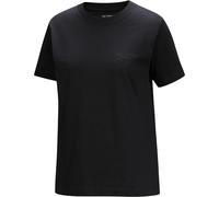 Arc'teryx - Women's Kragg Cotton Little Bird Crew S/S - T-Shirt, Gr. L, schwarz (Black/Black)