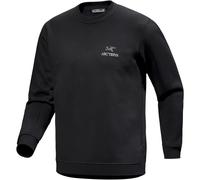 Arcteryx Emblem Fleece Crew Herren Fleecepullover (Schwarz XL Größe)