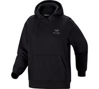 Arc'teryx Emblem Fleece Damen Hoodies schwarz Größe S Camping Widerstandsfähig