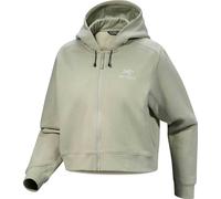 Arc'teryx - Fleece-Kapuzen-Sweatshirt mit Reißverschluss - für Damen - Emblem Fleece FZ Crop W Habitat - Emblem Fleece FZ Crop W Habitat Beige M