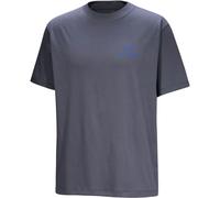 ARC'TERYX Kragg Sl Cotton Bird Word Ss - Herren - Blau - Größe XL- Modell 2026